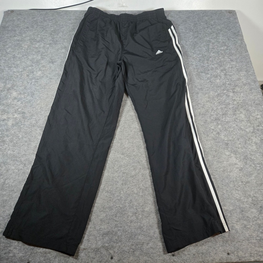 Adidas Mens Black Clima365 3-Stripe Track Pants XL